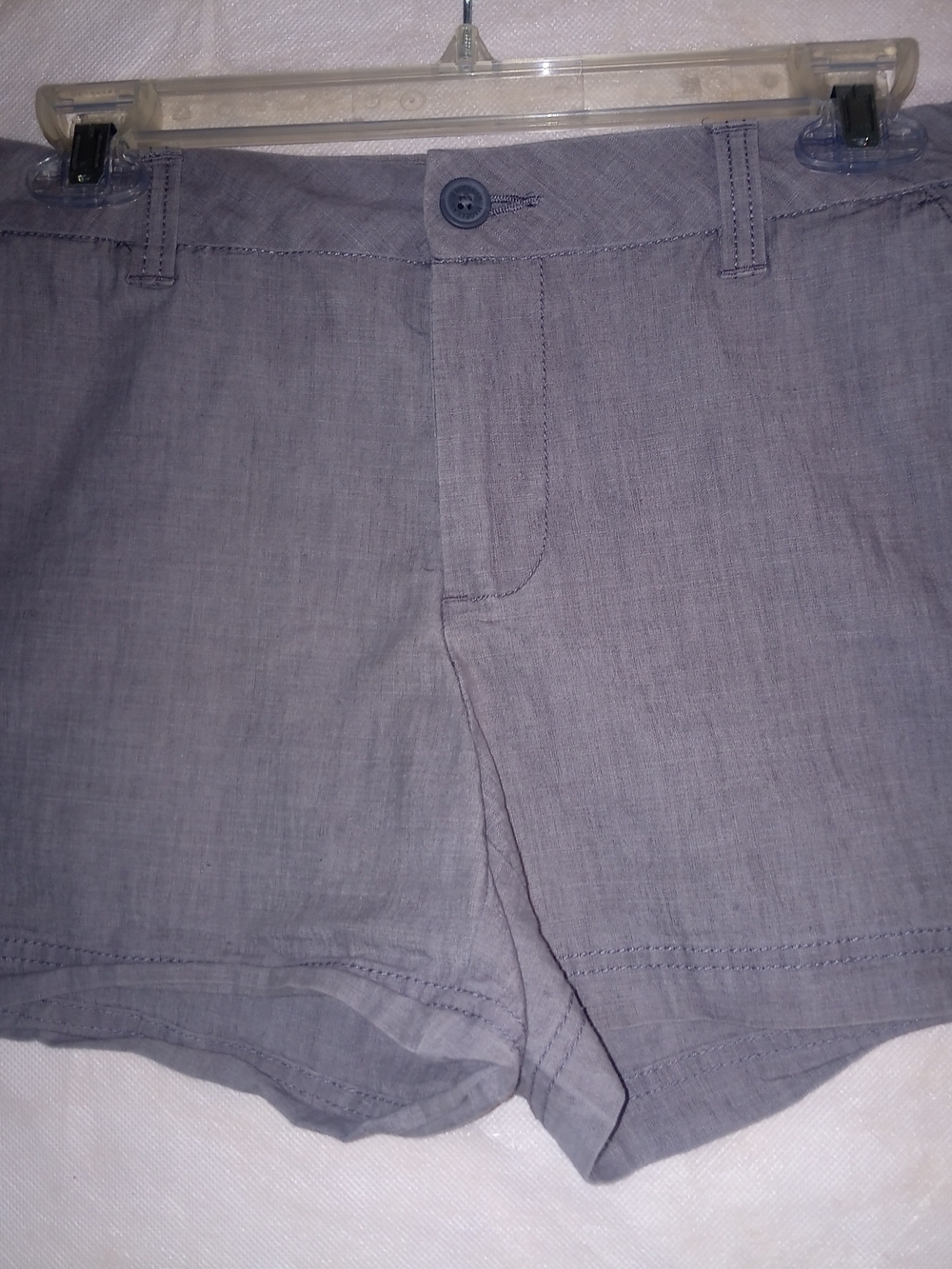 Magellan Outdoors Women's Light Gray Flat Front Shorts